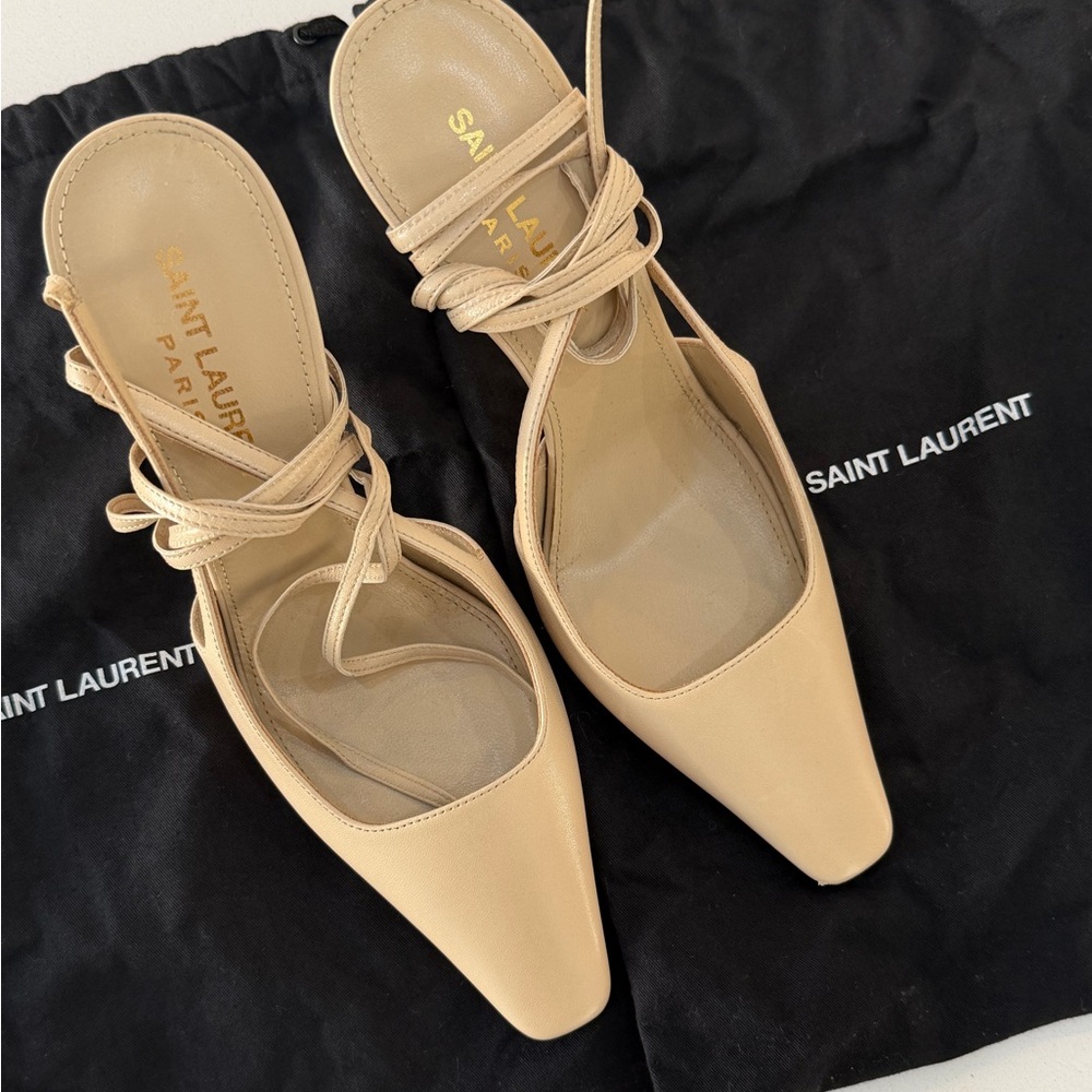 Saint Laurent Blade Slingback Heels